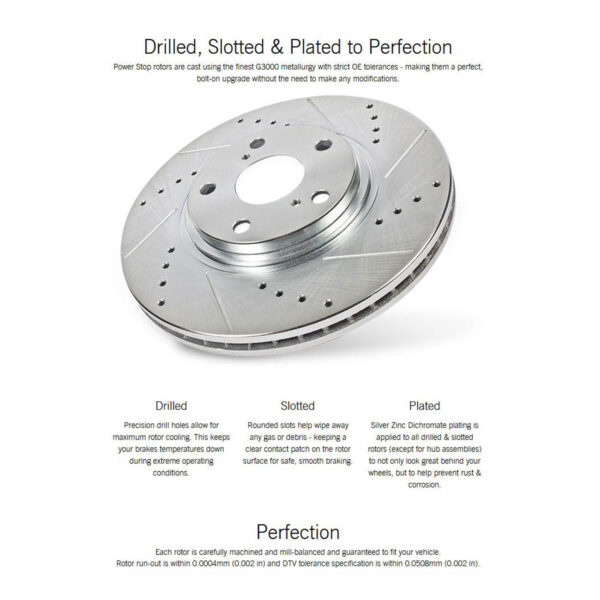 Power Stop® - Evolution Drilled and Slotted - Imagen 3